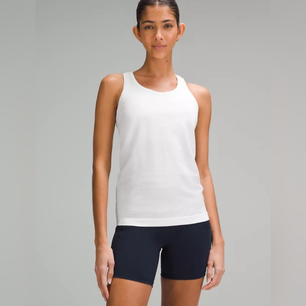 LULULEMON swiftly tank in white size 2